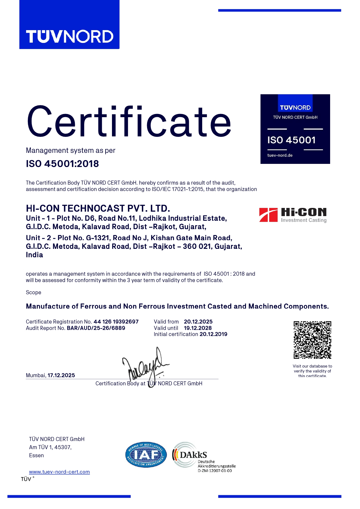 ISO 45001:2018